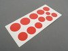 ES#3025171 - RD330 - roundel overlay - Bright red - (NO LONGER AVAILABLE) - Includes enough overlays for hood, trunk and wheel roundels! - Turner Motorsport - 