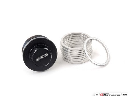 ES#6773 - 059198193kt - Magnetic Oil Drain Plug Kit - Includes 10 crush washers for future oil services. M26x1.5 - ECS - Audi Volkswagen