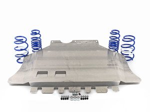 ES#2996698 - VWR31G70RKT - VWR Sport Springs With ECS Street Shield - Upgrade looks and handling with VWR Sport springs while adding protection with the ECS Tuning Aluminum Street Shield - Assembled By ECS - Volkswagen