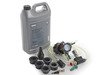 ES#3046076 - 82141467704KT - Coolant Flush Kit  - Includes 1 gallon of BMW coolant, Schwaben coolant evacuation tool, and ECS Billet Aluminum Radiator Drain Plug and bleeder screw - Assembled By ECS - BMW