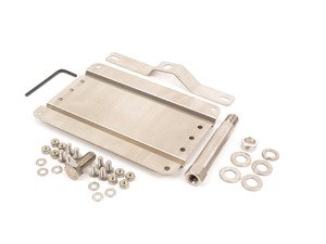 ES#3024341 - G-BMW100 - No Holes License Plate Bracket  - Avoid drilling holes in your bumper by utilizing a tow hook mounted plate bracket - GMG Motorsports - 