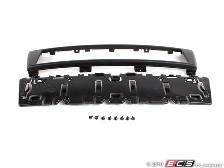 ES#263847 - 8p48072853fz - European Front License Plate Bracket - Matte Black - (NO LONGER AVAILABLE) - OEM euro plate holder for your A3 - Genuine European Volkswagen Audi - 