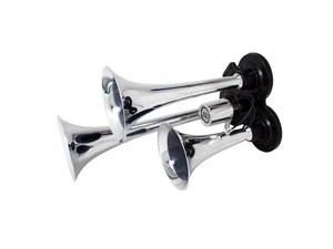 ES#3021268 - AH301 - metal Air trumpet Horn kit - (NO LONGER AVAILABLE) - easily installs to amplify the sound of your car horn! - Spec-D Tuning - 