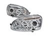 ES#3021482 - LHPGLF05TM - Projector Headlight Set - Chrome - Features LED and halo DRLs - Spec-D Tuning - Volkswagen