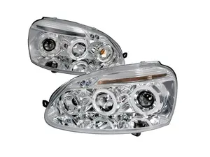 Projector Headlight Set - Chrome