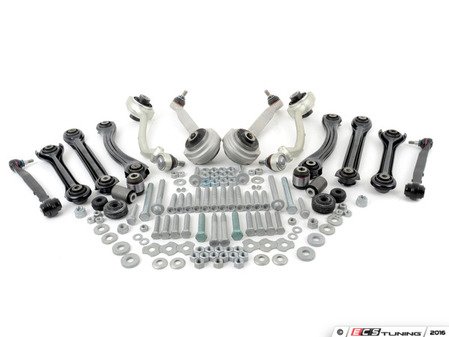 ES#2732066 - 2043304411KT3 - Front And Rear Suspension Refresh Kit - Complete front and rear suspension rebuild kit featuring Lemforder control arms and bushings with Genuine Mercedes-Benz hardware - Lemforder - Mercedes Benz