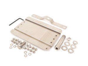 ES#3024346 - G-BMW60 - No Holes License Plate Bracket  - Avoid drilling holes in your bumper by utilizing a tow hook mounted plate bracket - GMG Motorsports - 