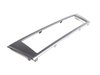 ES#1258493 - 8E0807285AT1RR - European License Plate Holder - Platinum Grey - Allows for clean mounting of a Euro plate - Genuine European Volkswagen Audi - Audi