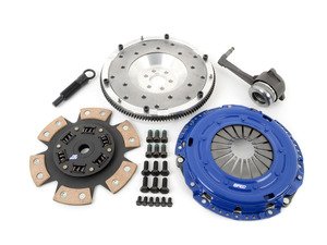 ES#2862751 - SV8732ALKT -  Stage 3 Clutch Kit - Aluminum Flywheel (9lbs) - Good for a blend of street and track driving, up to 500 FT LBS TQ - Spec Clutches - Volkswagen