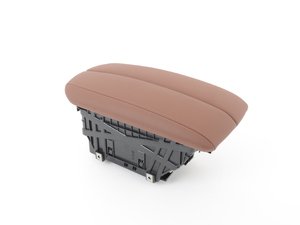 ES#2781532 - 51169285084 - Armrest Leather - Front Middle, Terra - Genuine BMW - BMW