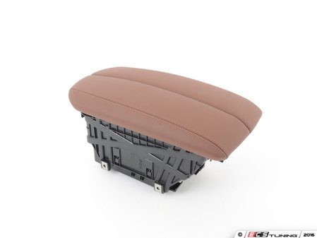 ES#2781532 - 51169285084 - Armrest Leather - Front Middle, Terra - Genuine BMW - BMW