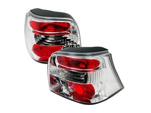 ES#3021581 - LTGLF99TM - Chrome Tail Light - Pair - (NO LONGER AVAILABLE) - Stylish aftermarket tail lights for your MK4 Golf / GTI / R32 with a chrome housing - Spec-D Tuning - 