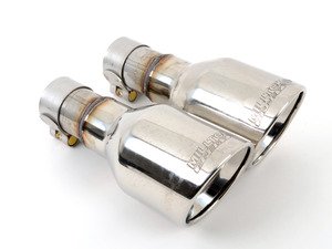 ES#3146347 - msau298x2 - Jet Style Exhaust Polished Tips - Pair - 100mm Jet style exhaust tips for the left and right side of the vehicle - Milltek Sport - Audi