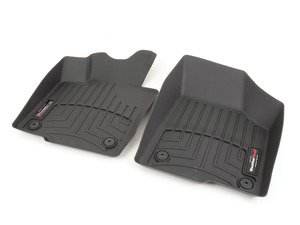 ES#2837668 - 443381 - Front FloorLiner DigitalFit - Black - Laser measured for perfect fitment and ultimate protection against moisture and debris - WeatherTech - Volkswagen