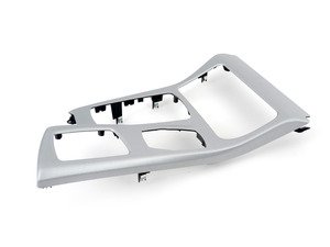 ES#2144883 - 51169206396 - F10 Trim - Center Console - Alu - Brushed - - Genuine BMW - BMW