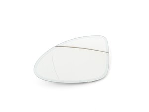 ES#3031663 - 95873105504 - Heated Door Mirror Glass - Aspherical - Left side fitment - Genuine Porsche - Porsche