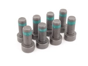 ES#2998919 - n906650012KT - Flywheel Bolt - Set Of 8 - Secures the flywheel to crankshaft. M10X1X22.3 - Genuine Volkswagen Audi - Audi Volkswagen