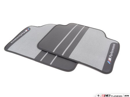 ES#2998350 - 51472409932 - M Performance Carpeted Floor Mats - Rear - Textile floor mats with M Performance logo - Genuine BMW M Performance - BMW