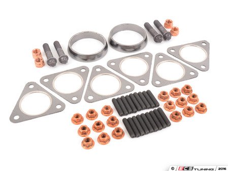 ES#3047781 - E46M311_301KT - Exhaust Manifold Install Kit - A complete hardware kit used when installing CSL or aftermarket headers - Assembled By ECS - BMW