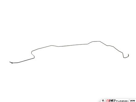 ES#308150 - 1J0614741AC - Rear Hard Brake Hose - Left - Brake line from front hard line connection to mid brake hose - Genuine Volkswagen Audi - Volkswagen