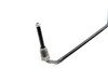 ES#308156 - 1J0614742AA - Mid Hard Brake Hose - Right - Brake line from front hard line connection to mid brake hose - Genuine Volkswagen Audi - Volkswagen
