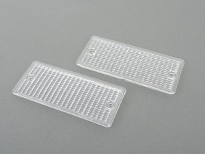 ES#3024337 - E30EARLYCLEAR - Clear Front Turn Signal Covers (pair) - (NO LONGER AVAILABLE) - Replace your cracked or fogged turn signal covers. - Turner Motorsport - 