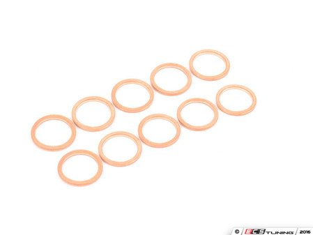 ES#4313 - 216-14018kt - Copper Sealing Washers - Pack Of 10 - 14x18 copper sealing washers. - OE Aftermarket - Audi Volkswagen