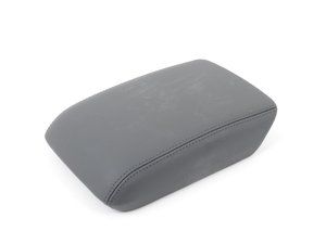 ES#451731 - 8K0864207H25D - Center Armrest Lid - Leather - Sabre (Black) - Replace that worn or broken center armrest lid - Genuine Volkswagen Audi - Audi