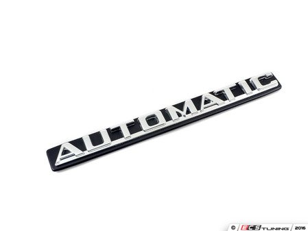 ES#78926 - 51141848265 - EMBLEM AUTOMATIC - (NO LONGER AVAILABLE) - Genuine BMW - 