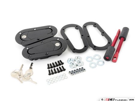 ES#3024301 - 120-2100 - AeroCatch 120 Series Hood Pins - Locking - Locking hood pin kit with a modern twist - AeroCatch - Audi Volkswagen Mercedes Benz Porsche
