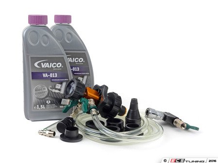 ES#3063385 - G013A8JM1KT - Coolant Flush Kit - Includes Schwaben coolant refill/air purge tool and 3 liters of G13 coolant. - Assembled By ECS - Audi Volkswagen
