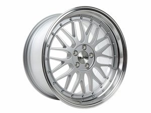 ES#3010292 - 020-30KT - 18" Style 020 Wheels - Set Of Four - (NO LONGER AVAILABLE) - 18"x9" ET42 5x112 - Silver with 2.5" Machined Lip - Alzor - 