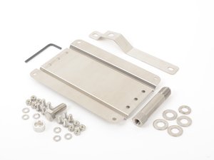 ES#3046167 - 0002SVWTOUAREG - No Holes License Plate Bracket Kit - (NO LONGER AVAILABLE) - Avoid drilling holes in your bumper by utilizing a tow hook mounted plate bracket - GMG Motorsports - 