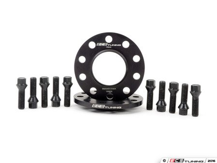 ES#2550367 - ECS#262KTWB1 - BMW 10mm Front Wheel Spacers & ECS Conical Seat Bolt Kit - Aluminum wheel spacers & bolt kit made specifically for your BMW - ECS - BMW