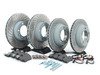 ES#2594726 - 98661236500OEKT - Front & Rear Brake Service Kit - Featuring Sebro rotors and Textar brake pads - Assembled By ECS - Porsche