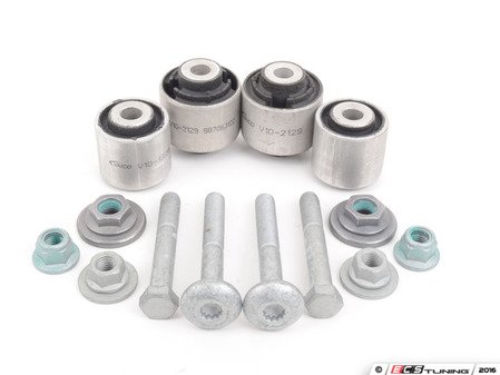 ES#2795743 - 8K0407182BKT -  Front Lower Control Arm Refresh Kit - Services the left and right lower straight control arm. - Assembled By ECS - Audi
