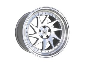 ES#3063558 - ESM-014-1kt - 19" Style 014 Wheels - Set Of Four - (NO LONGER AVAILABLE) - 19"x8.5" ET35 57.1CB 5x112 Silver with Brushed Machine Face and Machined Lip - ESM Wheels - 
