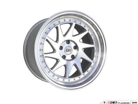 ES#3063561 - ESM-014-3kt - 19" Style 014 Wheels - Set Of Four - (NO LONGER AVAILABLE) - 19"x9.5" ET40 57.1CB 5x112 Silver with Brushed Machine Face and Machined Lip - ESM Wheels - 