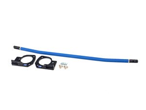 ES#2843600 - NM.358856 - NM Billet Aluminum Tie-Bar - Blue - Front strut tower bar for suspension rigidity - NM Engineering - MINI