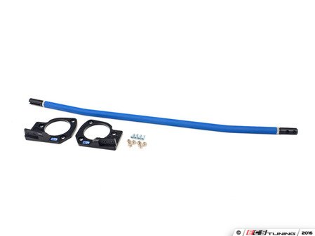 ES#2843600 - NM.358856 - NM Billet Aluminum Tie-Bar - Blue - Front strut tower bar for suspension rigidity - NM Engineering - MINI