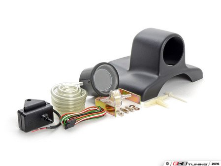 ES#3047925 - 216EVOBO.PSIkt - Column Mounted Boost Gauge & Pod Kit - Complete kit to install a steering wheel column pod boost gauge featuring Prosport EVO digital Red or Blue boost gauge - Assembled By ECS - Audi