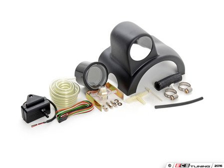 ES#3047945 - 216EVOBO.PSIKT2 - Column Mounted Boost Gauge & Pod Kit - Complete kit to install a steering wheel column pod boost gauge featuring Prosport EVO digital Red or Blue boost gauge - Assembled By ECS - Audi