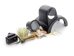 ES#3047934 - 216EVOBO.PSIKT1 - Column Mounted Boost Gauge & Pod Kit - Complete kit to install a steering wheel column pod boost gauge featuring Prosport EVO digital Red or Blue boost gauge - Assembled By ECS - Audi