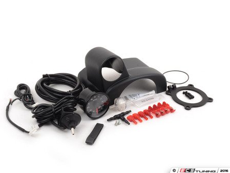 ES#2992582 - 000965ECS04A5KT - ECS Column Pod Boost Gauge Kit - Includes ECS 30in Hg/30 PSI Electronic Boost Gauge, Column Pod and ECS Throttle Body Boost Tap Kit - Assembled By ECS - Volkswagen