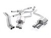 ES#2827582 - SSXAU467 - Cat-Back Exhaust System - Non-Resonated - Valved - 2.76" stainless steel with quad 100mm Titanium tips - Milltek Sport - Audi