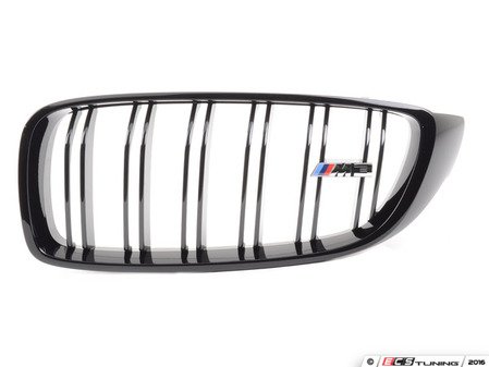 ES#2767184 - 51712352813 - F8X M3 Gloss Black Kidney Grille - Left - Change your grilles for a more aggressive look - Genuine BMW M Performance - BMW
