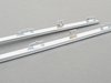 ES#3013514 - 4M0807967B3Q7 - Grille Inserts - Chrome - Add these inserts to your grille to fill the gaps left behind by the front plate bracket - Genuine Volkswagen Audi - Audi