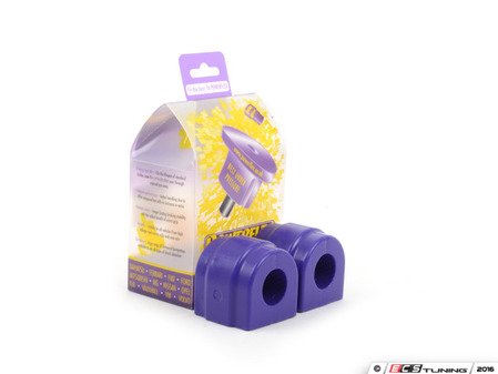 ES#2959797 - PFF5-4602-265Bx2 - Race Polyurethane Front sway Bar Bushing Set  - Stiffer bushings allow sway bars to work at their fullest potential - Powerflex Black Series - BMW