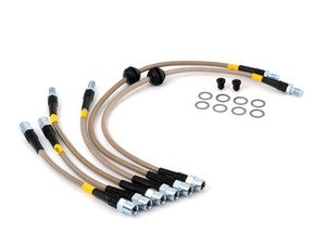 ES#3024292 - PLBE9XM3 - Stainless Steel Brake Line Set  - Designed to create a quicker, firmer, more consistent pedal response - DOT compliant - StopTech - BMW