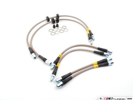 ES#3024290 - PLBE9X335i - Stoptech Stainless Steel Brake Lines - DOT and German TUV compliant - StopTech - BMW